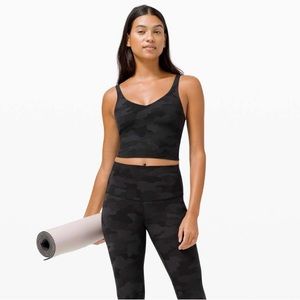 Lululemon Align Tank BLACK CAMO SIZE 8